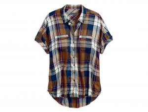 RAYON PLAID SHIRT 96175-18VW