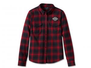 Hemd "Old American Retro Long Sleeve Flannel YD Plaid Chili Pepper" 96280-24VW