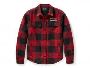 Women's H-D Buffalo Check Shirt Jacket 96854-25VW