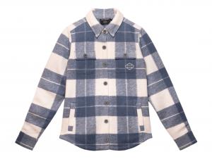 Hemd/Jacke "Onwards - YD Plaid - Dusty Blue" 96430-23VW