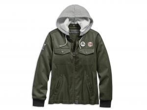 Jacke "HOODED BOMBER" 98597-19VW