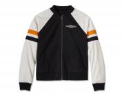 Women's Stacked Bar & Shield Bomber Jacket 97405-25VW