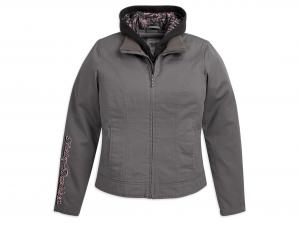 Jacke "WASHED COTTON FAUX HOOD" 97499-12VW