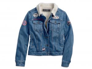 SHERPA FLEECE DENIM JACKET 96380-19VW