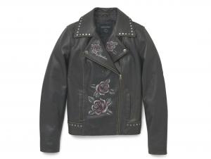 Women's Rose Hill Casual Leather Jacket 97023-22VW