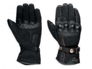 COWLEY CE-CERTIFIED MESH/LEATHER GLOVES 97111-18EW