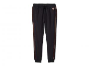 Women's Classic Bar & Shield Joggers Black 96054-25VW