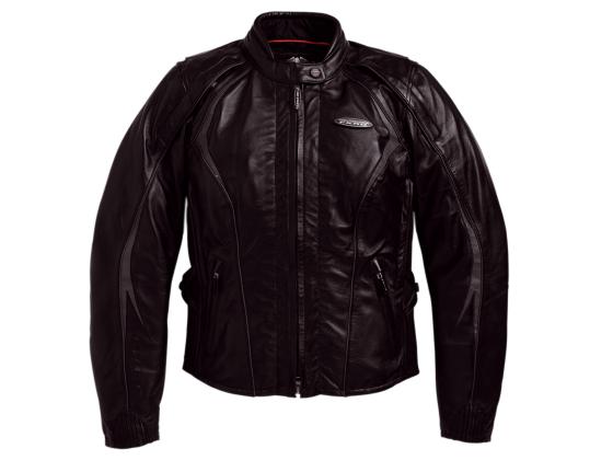 JKT-FXRG,LEATHER,BLK 98520-09VW / Leather Jackets / Women