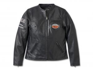 Lederjacke "120th Anniversary Cafe Racer Black" 97052-23VW