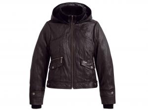 Lederjacke "FRENZY HOODED" 97091-12VW