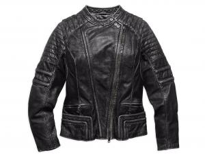 Lederjacke "WASHED LEATHER BIKER" 98116-16VW