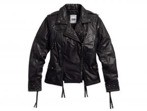 WINSOME LEATHER BIKER JACKET 97101-16VW