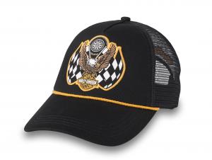 Baseballmütze "Trophy Retro Trucker Cap Black" 97726-24VW