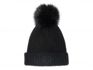 Mütze "Fireside Pom Pom - Black" 97719-23VW