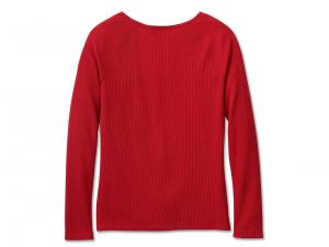 Longleeve "Harley-Davidson Old English Thermal Top Red"_1