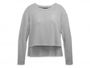 Longlseeve "Metallic Logo Knit Top" 96477-21VW