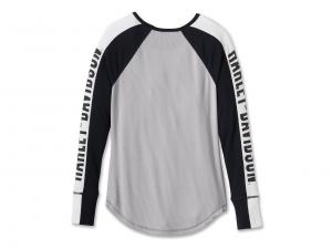 Longsleeve "Bar & Shield Raglan Colorblocked White"_1