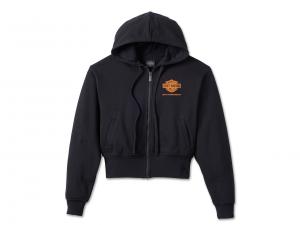 Pullover "120th Anniversary Zip Front Hoodie Black" 97550-23VW