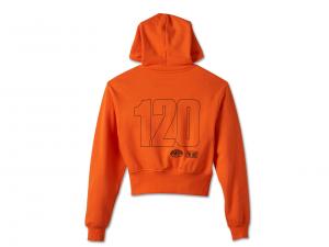 Pullover "120th Anniversary Zip Front Hoodie Orange"_1
