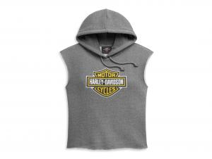 Women's Bar & Shield Sleeveless Pullover HoodieWomen's Bar & Shield Sleeveless Pullover Hoodie 96396-21VW