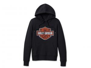 Pullover "Custom Bar & Shield Hoodie Black" 99011-23VW