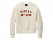 Women's Essence Applique' Crewneck Pullover White 99093-22VW