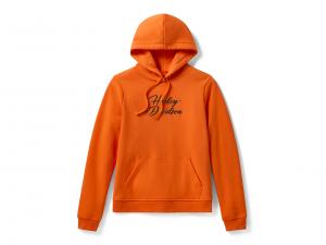 Pullover "Essential Bling Hoodie Orange" 96749-25VW