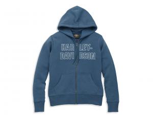 Pullover "Font Embroidered Hoodie Blue" 96085-22VW