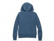 Pullover "Font Embroidered Hoodie Blue"_1