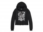 Women's H-D x Rusty Butcher Snake Cropped Hoodie 96531-20VW