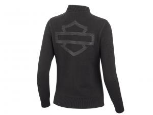 Pullover "HIGH DENSITY PRINT LOGO ZIP-FRONT SWEATER"_1