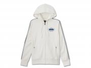 Pullover "Racing Scuba Zip Front Hoodie Bright White" 96481-24VW
