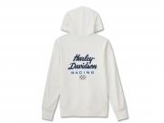 Pullover "Racing Scuba Zip Front Hoodie Bright White"_1