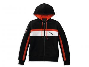Women's Rally Stripe Zip Front Hoodie 99094-22VW