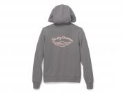 Pullover "Salute Solid Zip Front Hoodie"_1