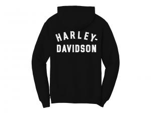 Pullover "Special Racer Font Zip Front Hoodie - Black"_1