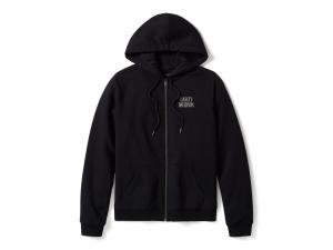 Women's Willie G Skull Full Zip Fleece Hoodie 99251-25VW