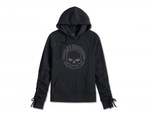 Pullover "Willie G Skull Tie Sleeve Hoodie" 99058-24VW