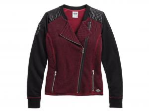 Sweatshirt "TWO-TONED BIKER STYLE CARDIGAN" 96169-16VW