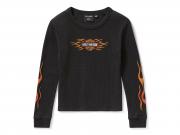 Top "Vintage Flames Knit Black" 96761-25VW