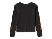 Top "Vintage Flames Knit Black"_1