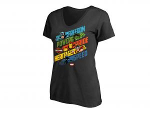 H-D Marvel T-Shirt "Freedom, Power, Pride, Heritage, Speed" (Women) FA-5QF4-HMB2