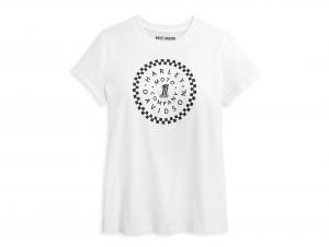 Women's #1 Circle Graphic Tee 96406-21VW