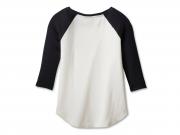T-Shirt "120th Anniversary Speedbird Diamond Knit Top Colorblocked Cloud Dancer"_1