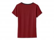 T-Shirt "120th Anniversary Speedbird Diamond Scoopneck Red"_1