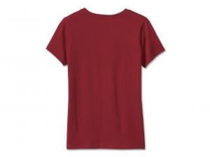T-Shirt "120th Anniversary United V-Neck Red"_1
