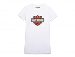 Women´s Bar & Shield Graphic Tee White 99152-22VW