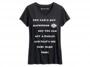 CAN'T BUY HAPPINESS V-NECK TEE 99230-19VW