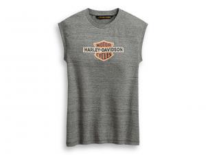 Women's Distressed Vintage Logo Sleeveless Tee 96434-20VW