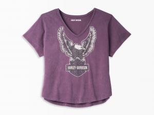 T-Shirt "Eagle Graphic V-Neck" 96111-22VW